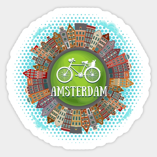 Amsterdam Sticker by yulia-rb